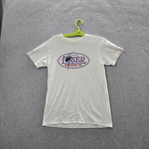 Loser Machine Company Men Shirt S White Graphic Spider Short Sleeve Logo